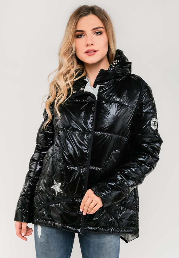 

Демисезонная короткая куртка Modniy OAZIS - Черный (90280/2, Демисезонная короткая куртка Modniy OAZIS 44-46 Черный (90280/2 44-46)