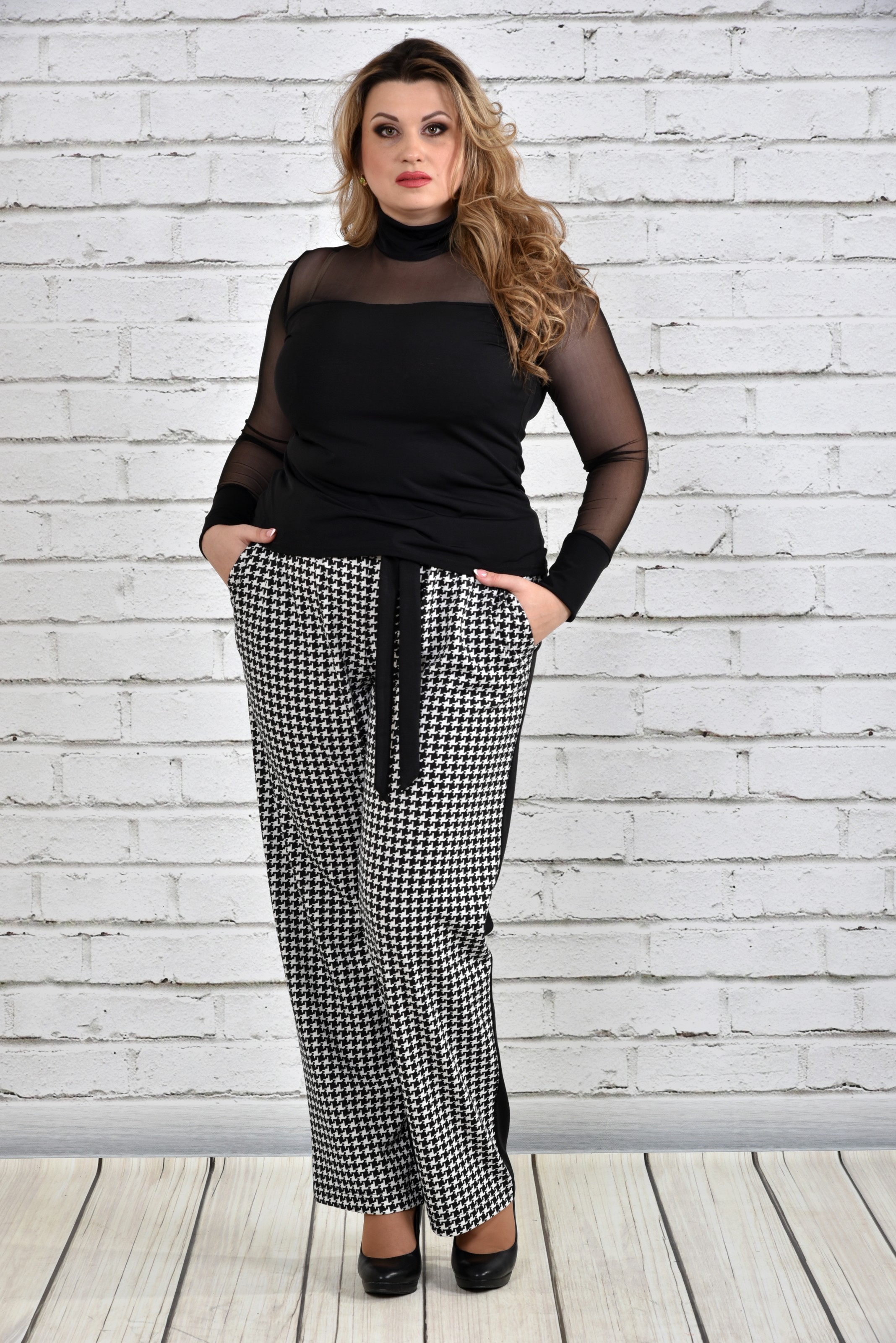 

Брюки GARRY-STAR b018-1  Черный, Брюки GARRY-STAR b018-1 56 Черный