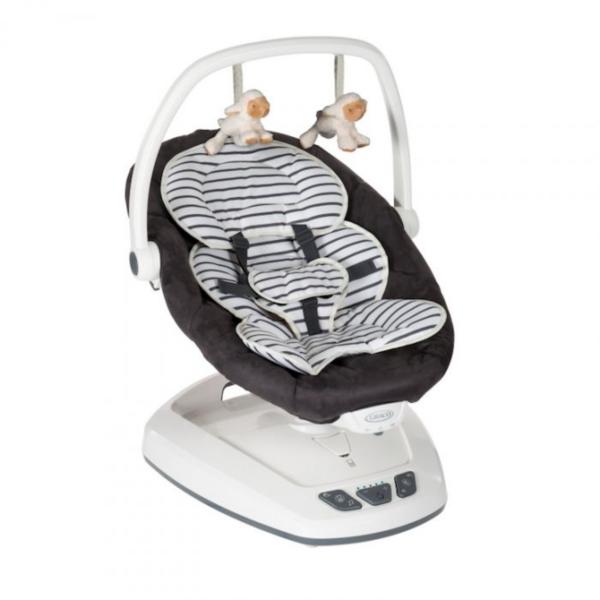 

Кресло-качалка Graco Move with Me Brettons Stripes (Коричневая в полоску) (1AH52BTSE)