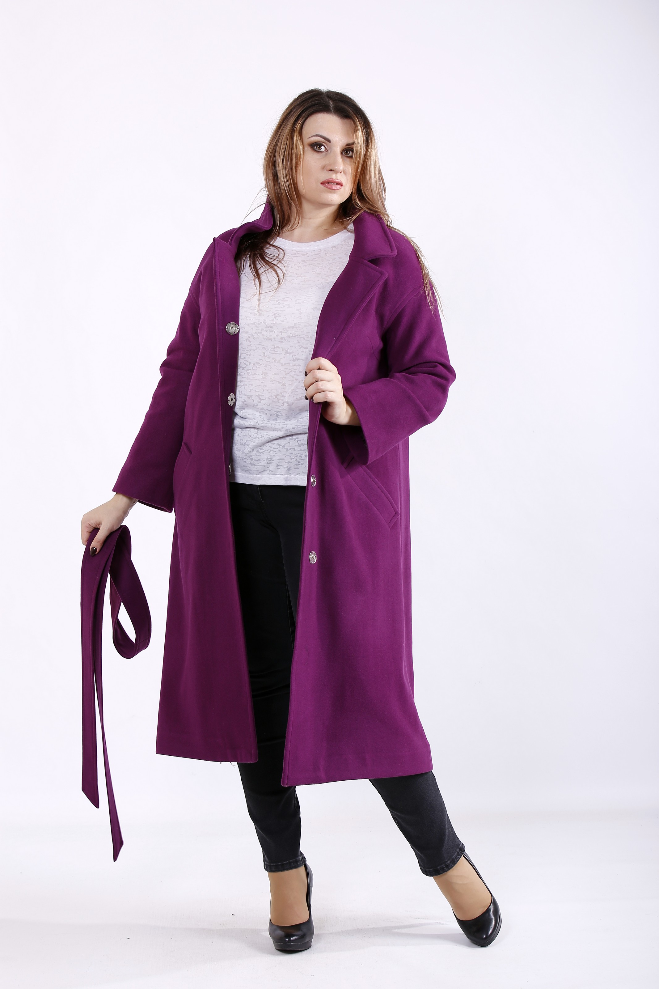 

Пальто GARRY-STAR t01268-3  Фиолетовый, Пальто GARRY-STAR t01268-3 62 Фиолетовый