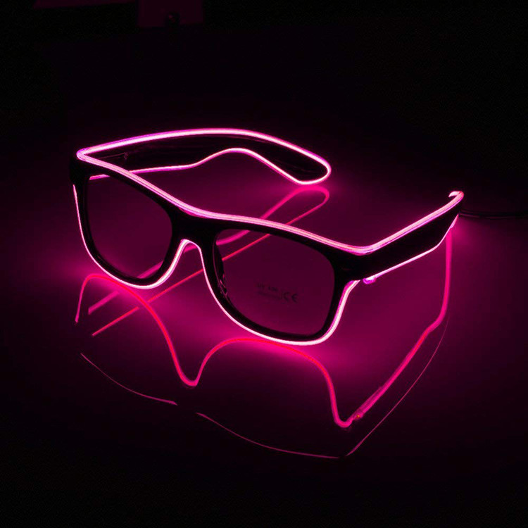 

Светящиеся светодиодные неоновые очки для вечеринок pink