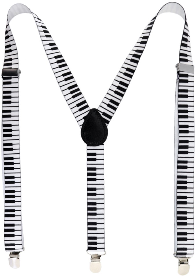 

Подтяжки Traum 8510-32 Черно-белые