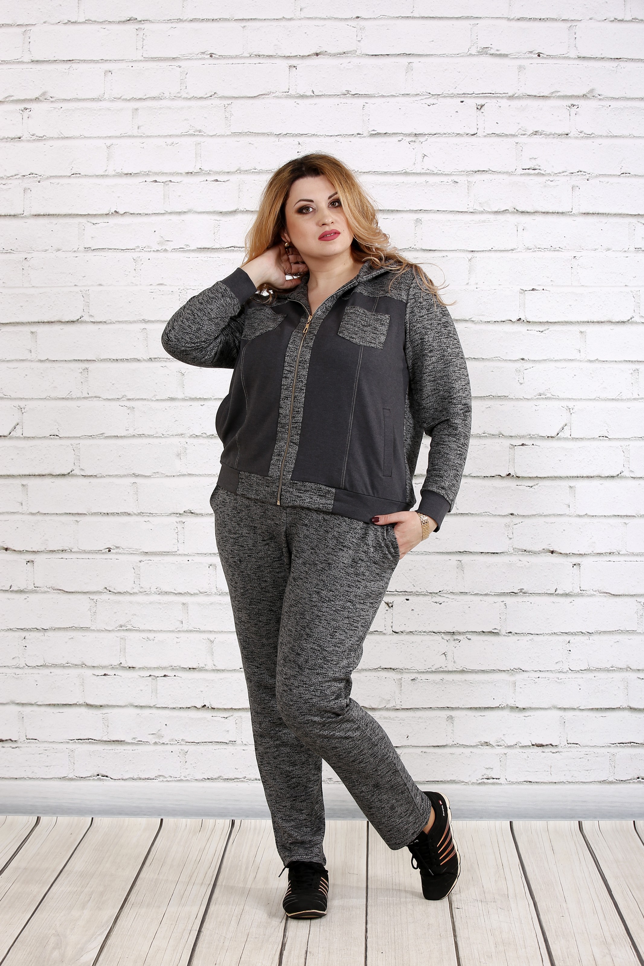 

Спортивный костюм GARRY-STAR 0739-3  Серый, Спортивный костюм GARRY-STAR 0739-3 74 Серый