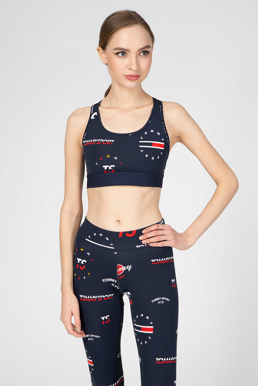 

Женский темно-синий спортивный топ GRAPHIC Tommy Hilfiger S S10S100410