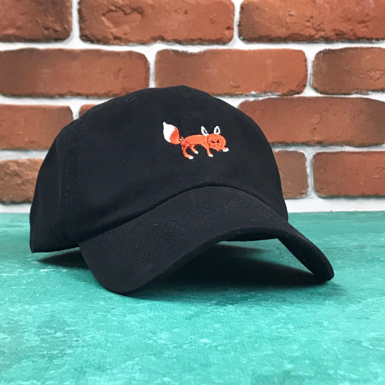 

Кепка Бейсболка Мужская Женская City-A Fox с Лисой Черная