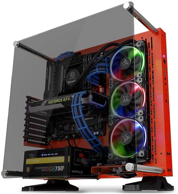 

Корпус Thermaltake Core P3 Tempered Glass Red Edition (CA-1G4-00M3WN-03)