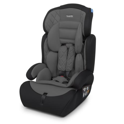 

Автокрісло Бустер 2в1 M 3546 Gray, чорно-сіре