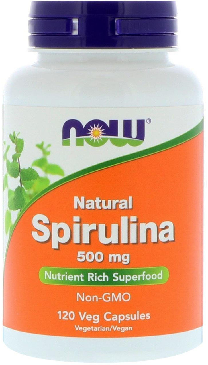 

Натуральная добавка Now Foods Spirulina 500 мг 120 капсул (733739027023)