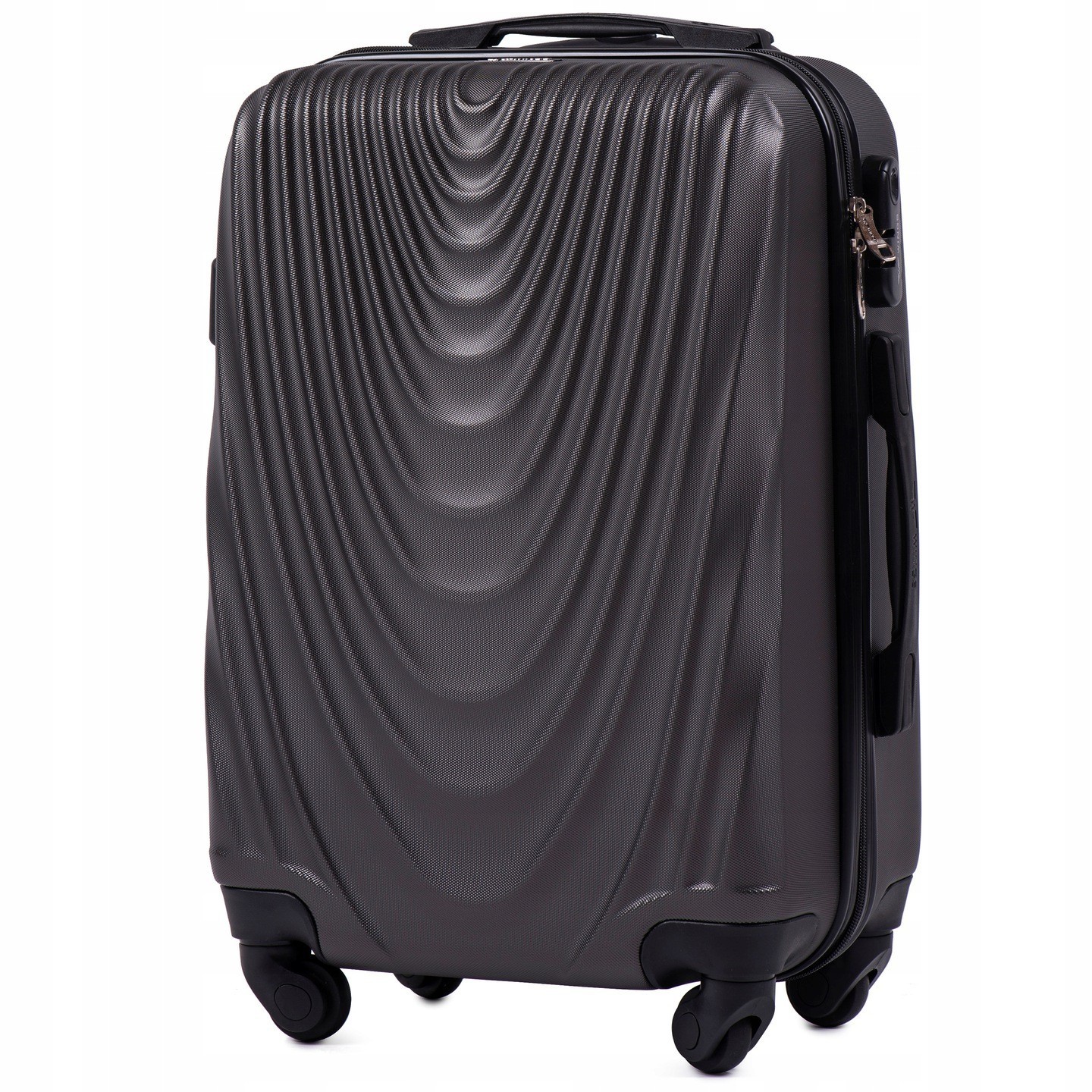 

Маленький дорожный чемодан WINGS 304 S темно серый dark grey