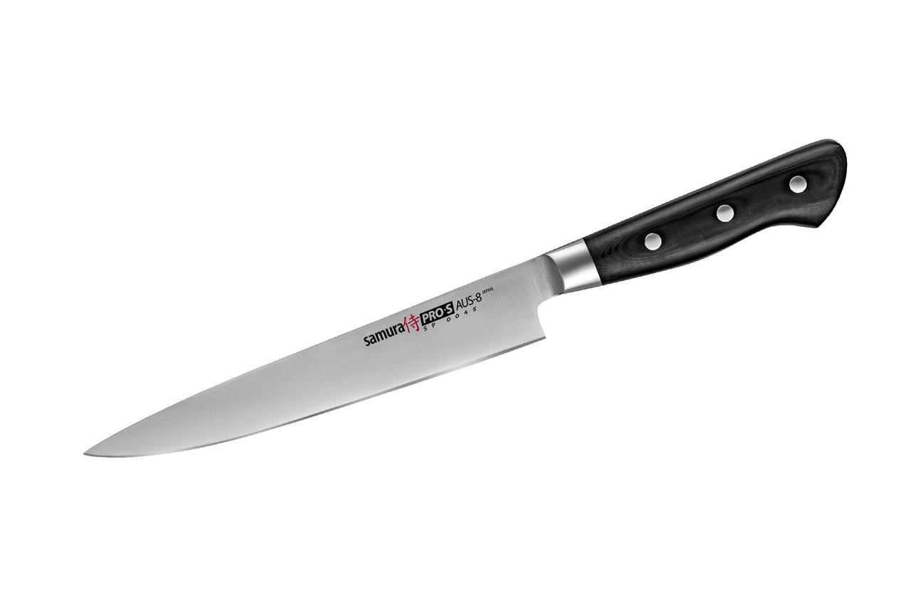 

Нож кухонный для тонкой нарезки Samura Pro-S 200 мм