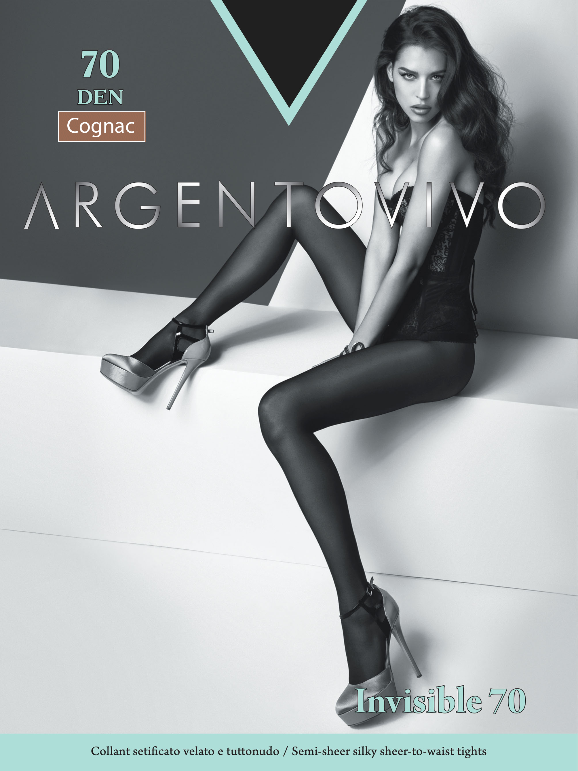 

Колготки Argentovivo Invisible 70 Den 5 р Cognac