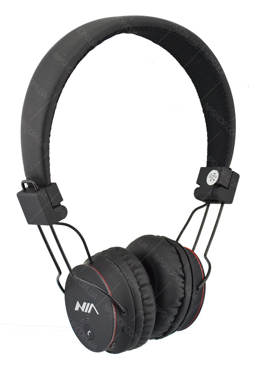 

Беспроводные Bluetooth стерео наушники NIA NP X2 с МР3 и FM Black