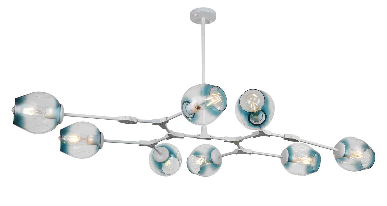 

Люстра молекула Levistella 752L7731-8 WH+BL