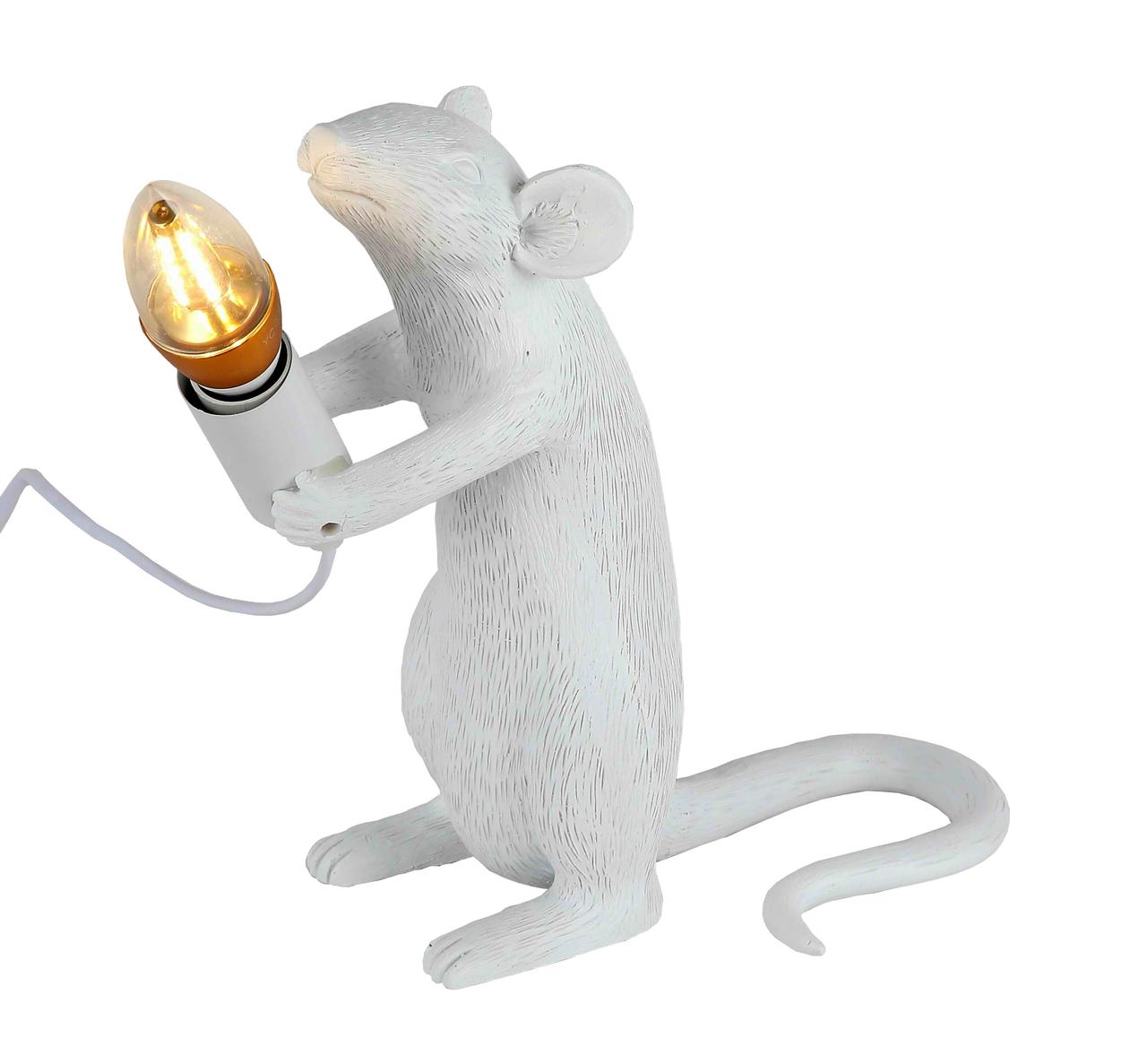 

Настольная лампа Mouse декоративная Levistella 909VXL8065A WH