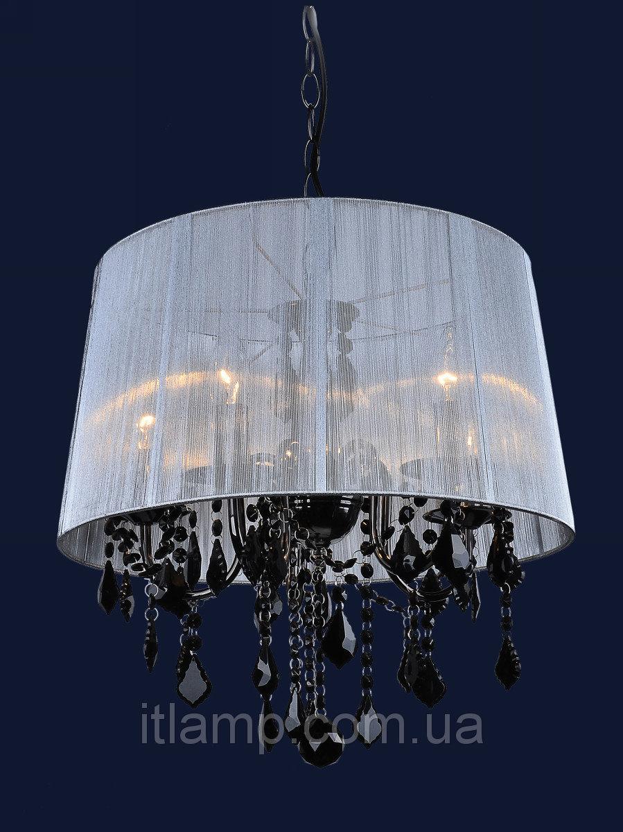 

Люстра абажурная в классическом стиле Levistella 7205005BL-5BL SILVER