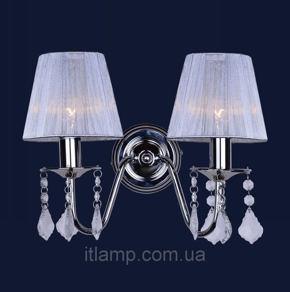 

Бра с абажуром Levistella 720W4002WH-2WH SILVER