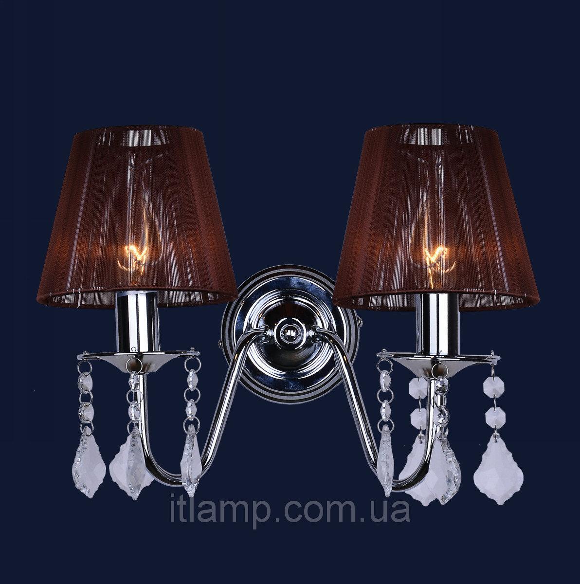 

Двойное бра Levistella 720W4002WH-2WH BROWN