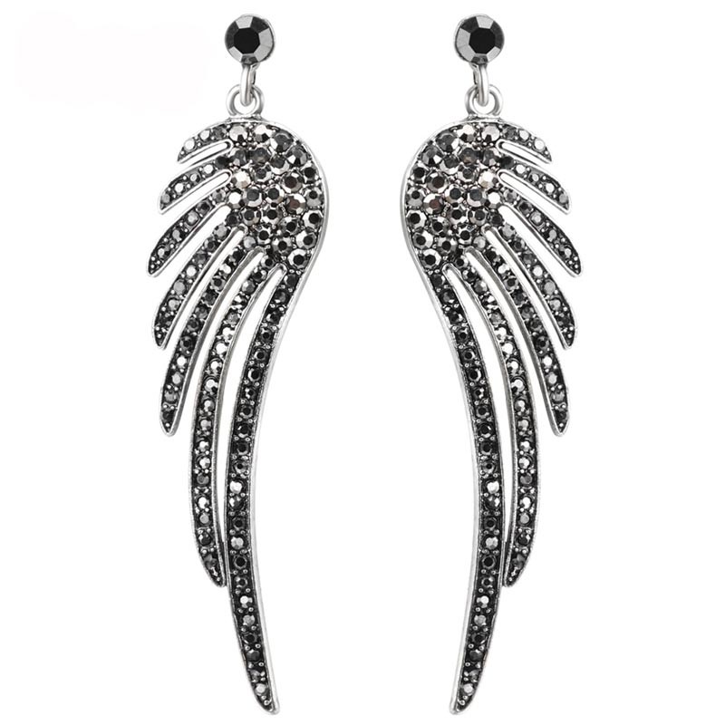 

Серьги с камнями Wings Крылья 8044