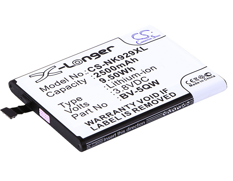 

Аккумулятор Nokia BV-5QW 2500 mAh Cameron Sino