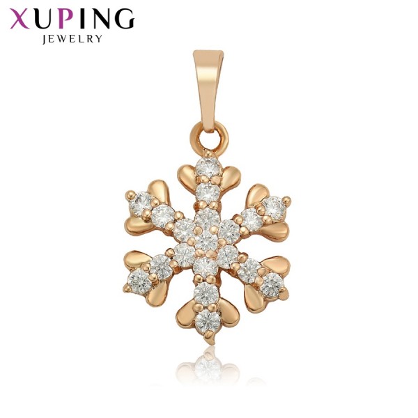 

Подвеска Xuping с белыми фианитами позолота 18К 3886000