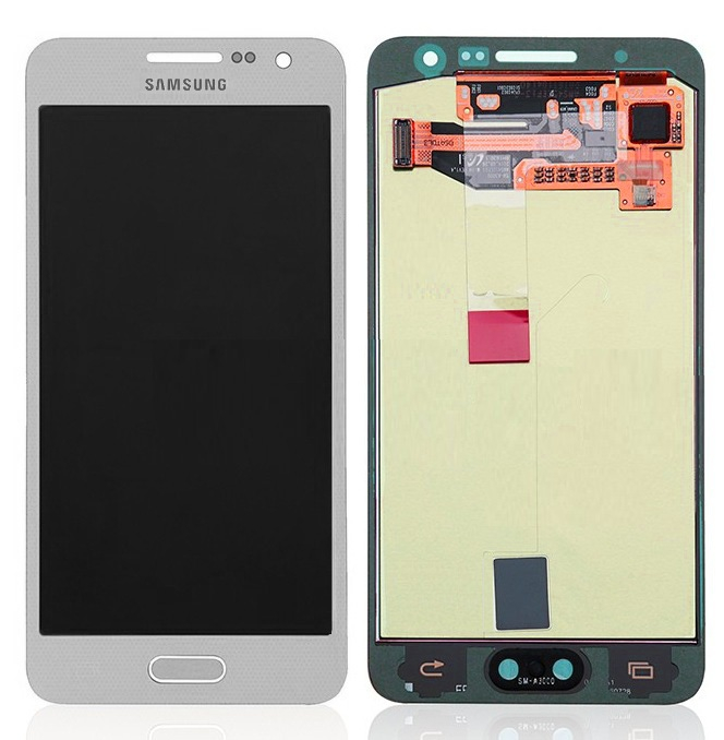 

Дисплей для Samsung A300H Galaxy A3 белый (TFT экран, тачскрин, стекло в сборе) High Copy