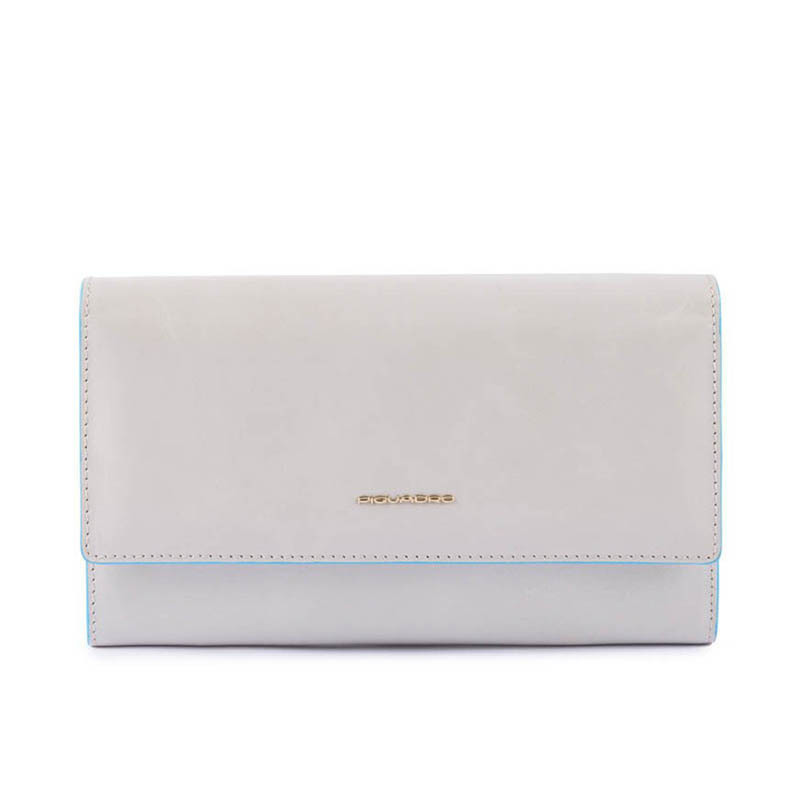 

Клатч кожаный Piquadro Blue Square Beige с отдел. д/смартфона+RFID защита