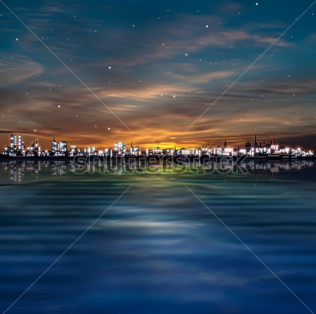 

Фотообои Сhameleons Город, море, небо (346672292)