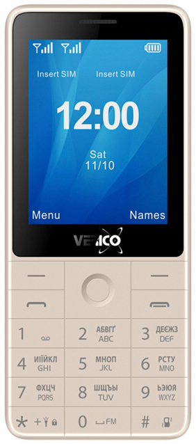 

Мобильный телефон Verico Qin S282 Gold