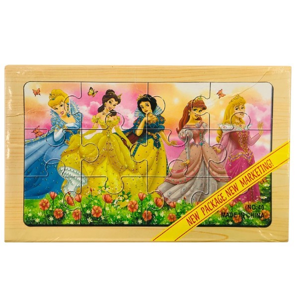 

Пазлы деревянные Wooden Puzzle Princess 12 деталей (634-3)