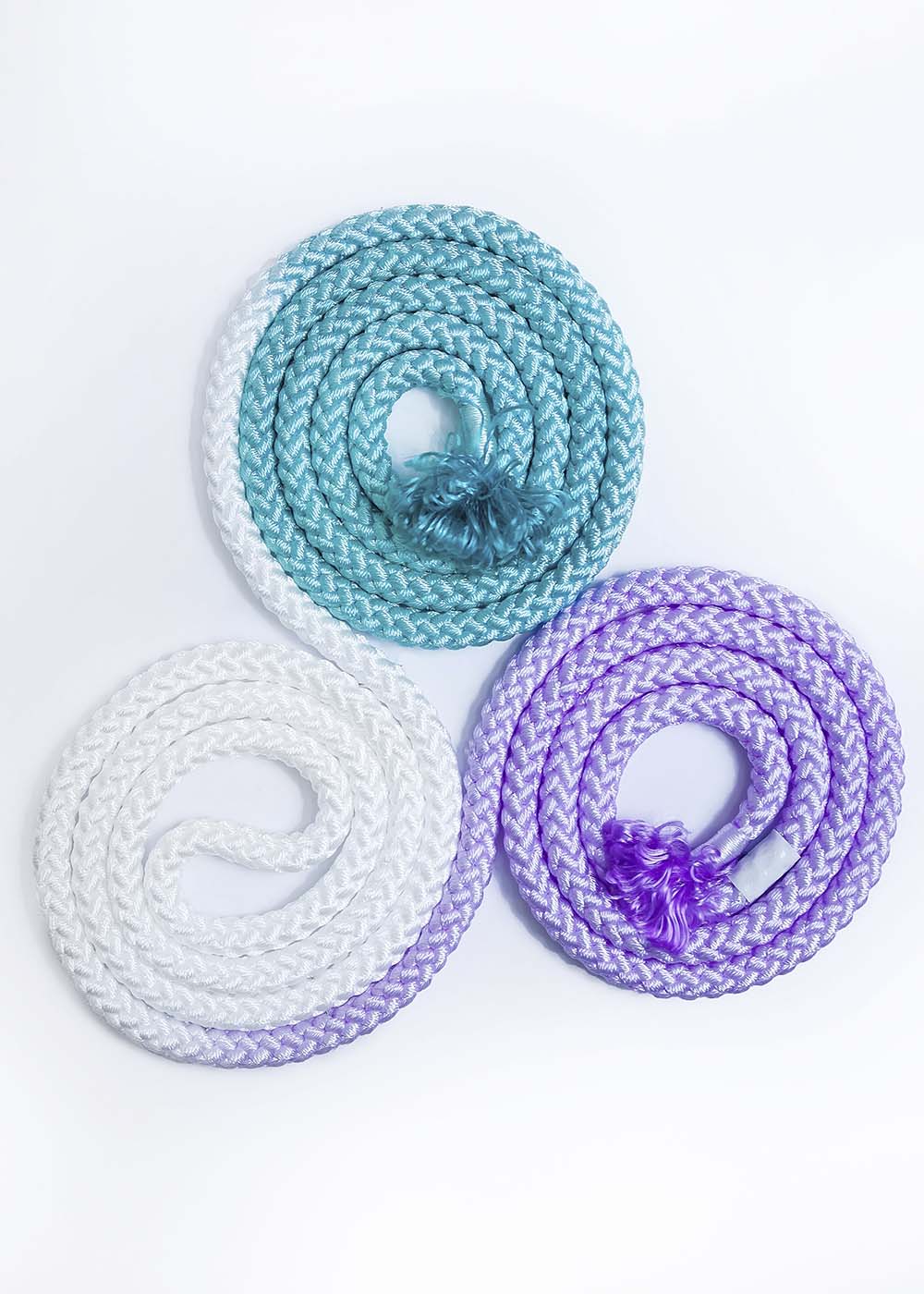 

Скакалка для гимнастики SASAKI NEW FIG M 280G нейлон 3m Lavander x White x PepermintGreen (SR280Gx)