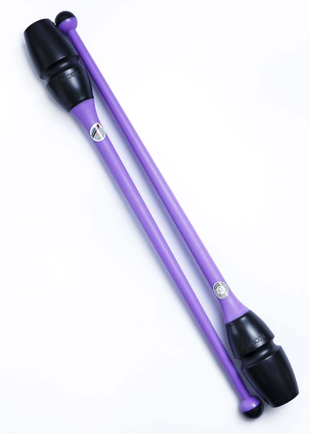 

Булавы для гимнастики CHACOTT CC65203 пластик+резина 45.5cm Black - Purple (CC65203)