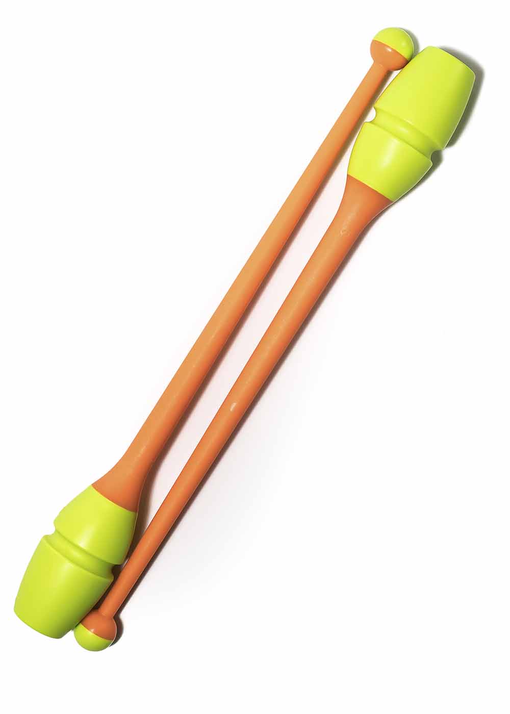 

Булавы для гимнастики CHACOTT CC65203 пластик+резина 41cm Yellow x Apricot (CC65203)