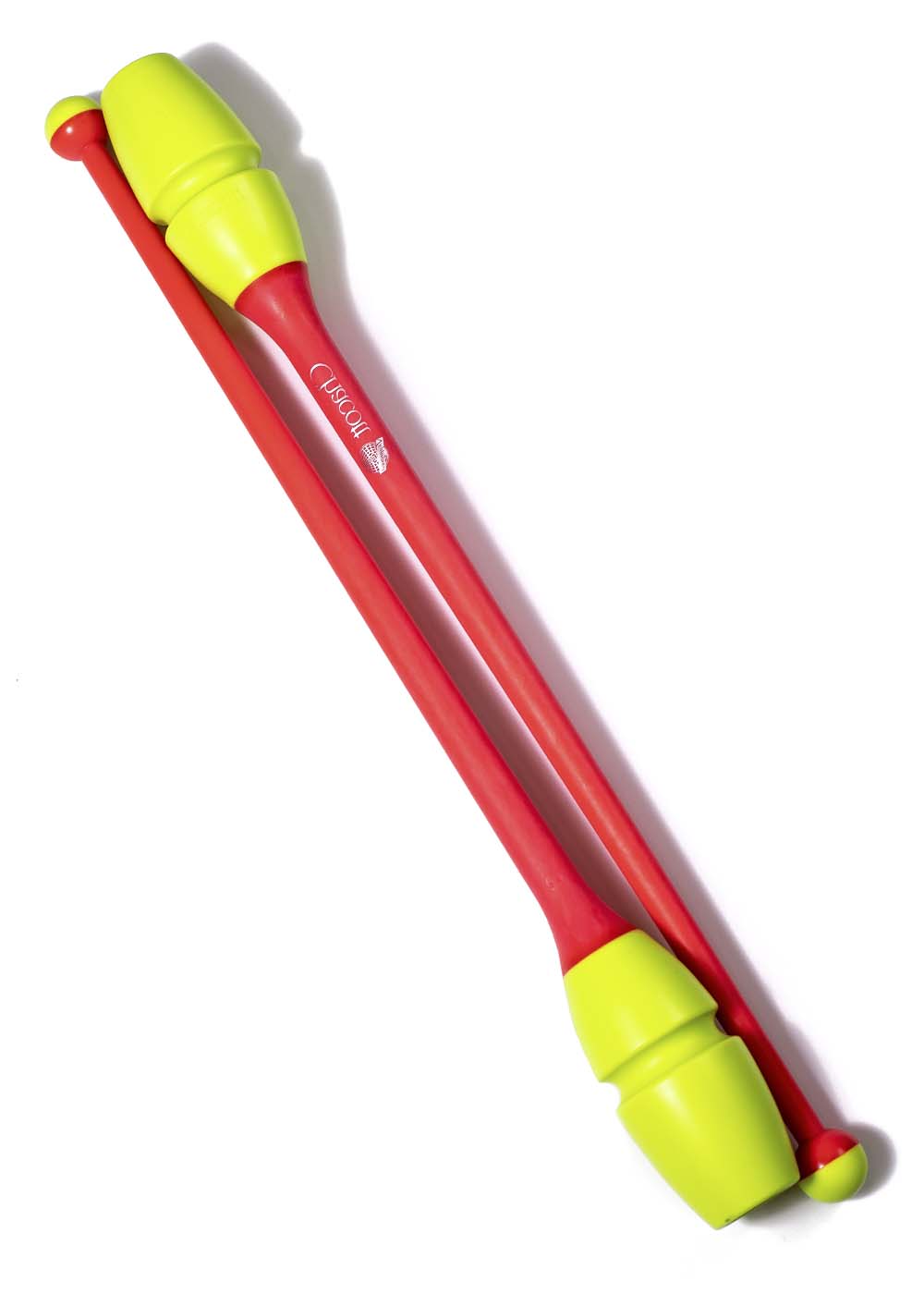 

Булавы для гимнастики CHACOTT CC65203 пластик+резина 45.5cm Yellow x Light Orange (CC65203)