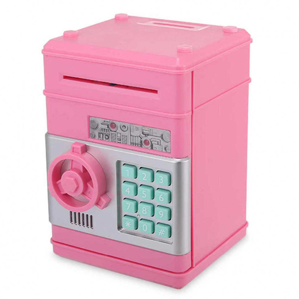 

Копилка для детей музыкальная "Сейф" MK 4524 (Pink)