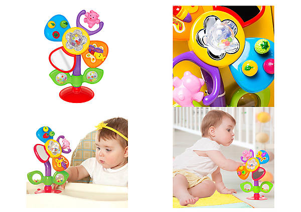 

Игрушка на присоске «Цветик» KIDDIELAND (051185)