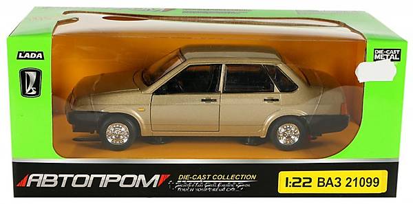 

Машинка инерционная "ВАЗ 21099" золотистая Автопром (21099)