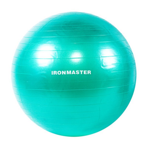 

Мяч фитнес IronMaster, D65см, цвета в ассортименте, Цвет Салатовый