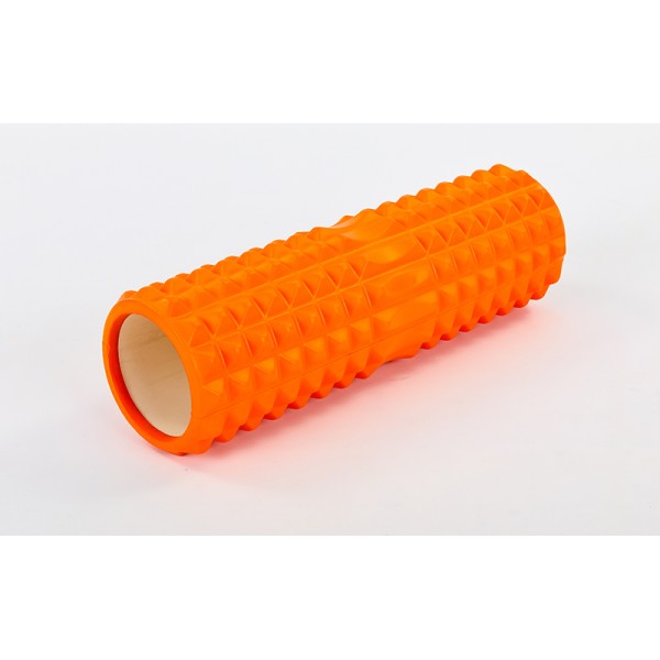 

Роллер для занятий йогой и пилатесом Grid Spine Roller (d-14см, l-45см) , Цвет Черный