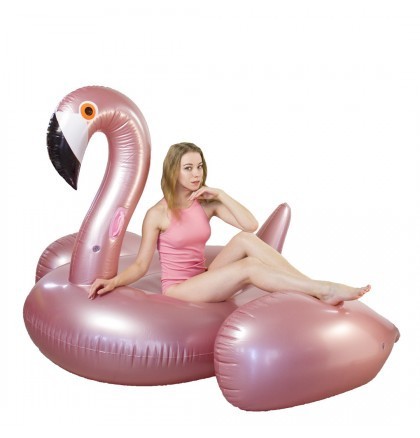 

Надувной матрас Summer Toys Фламинго 180x190x130 см Розовое золото (5776652)