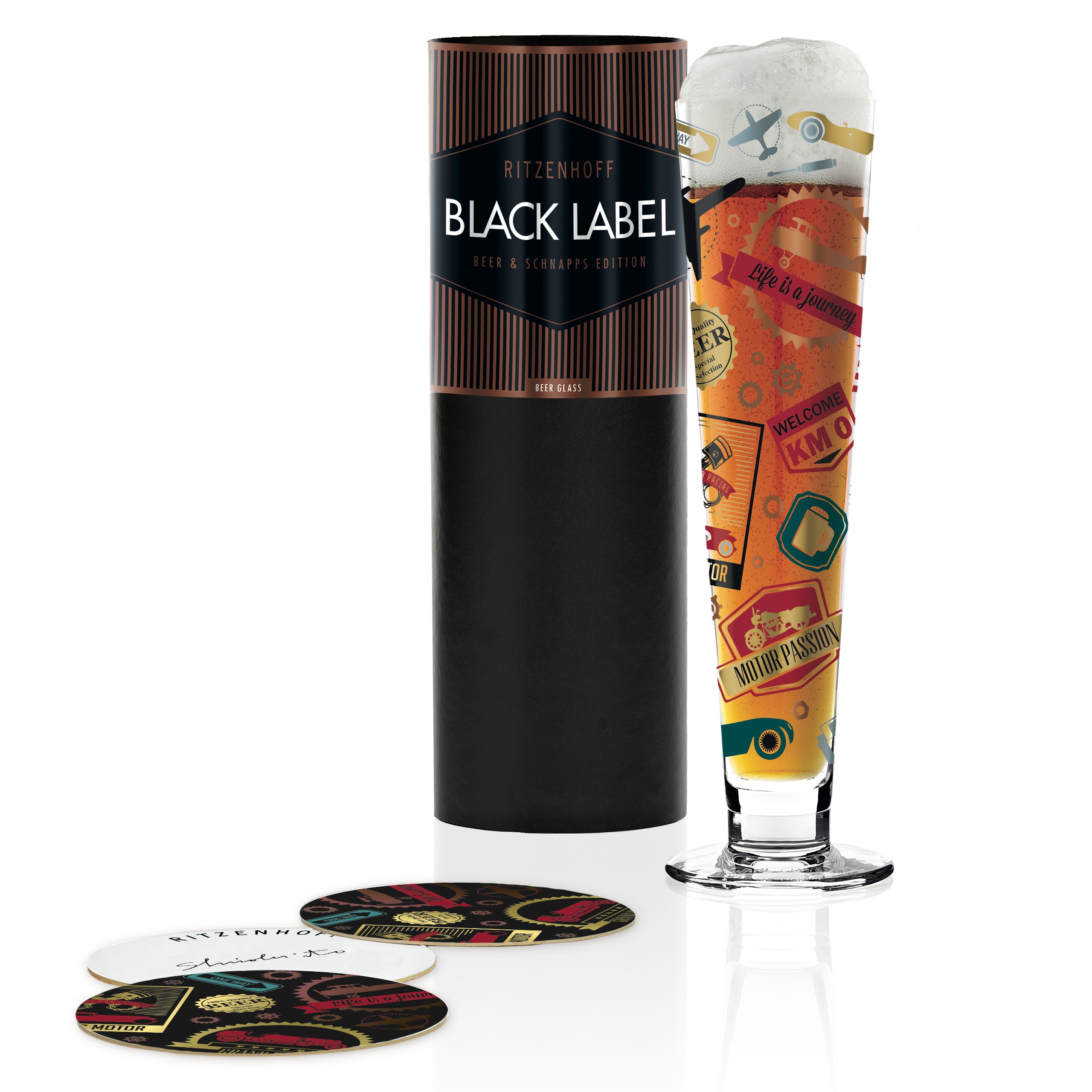 

Пивной бокал Black Label от Shinobu Ito, 300 мл