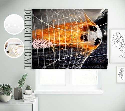 

Римская штора с фотопечатью 10-038 система Light I&H Джуси велюр 70*170 см