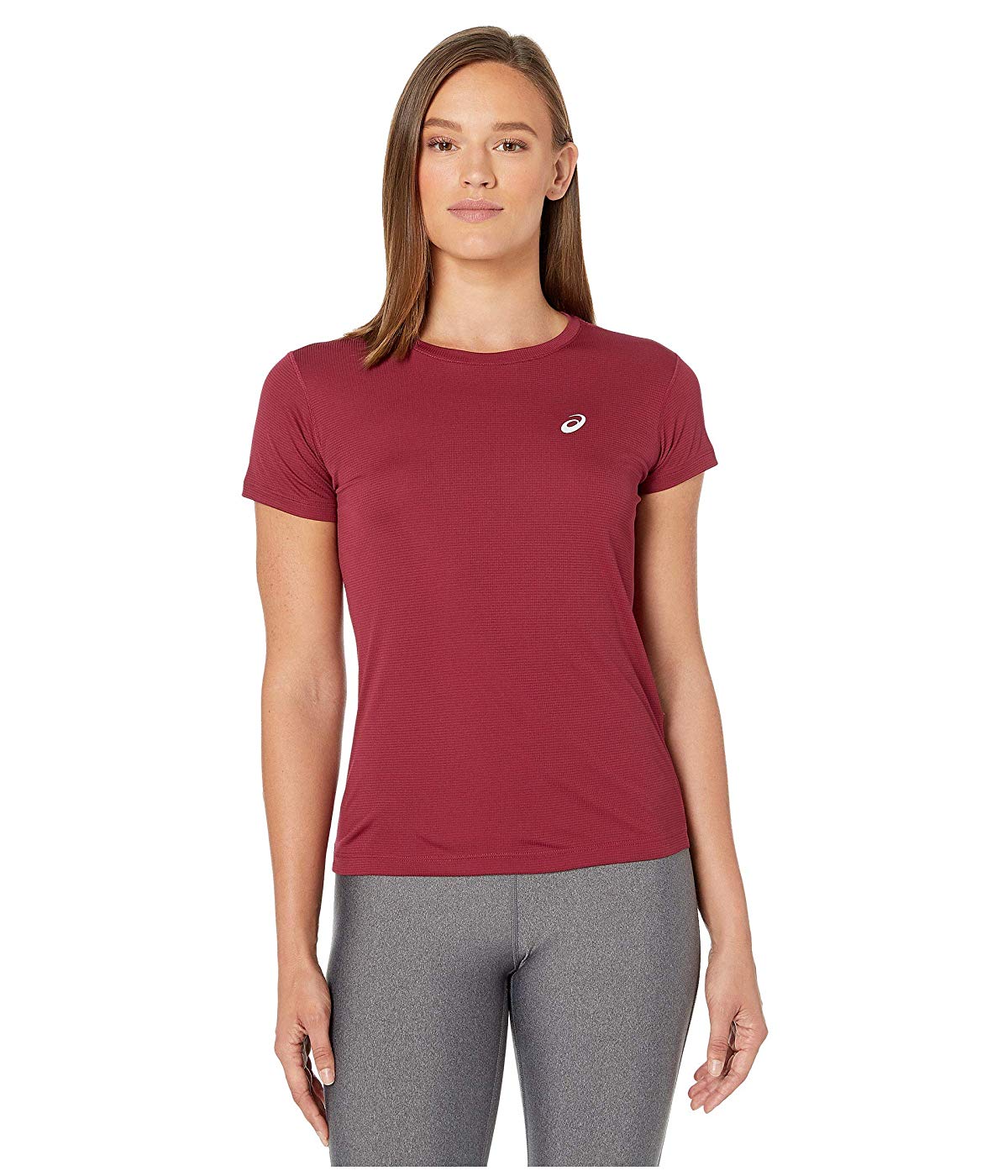 Футболка Asics Run Silver Short Sleeve Top Chili Flake, S (46 ...