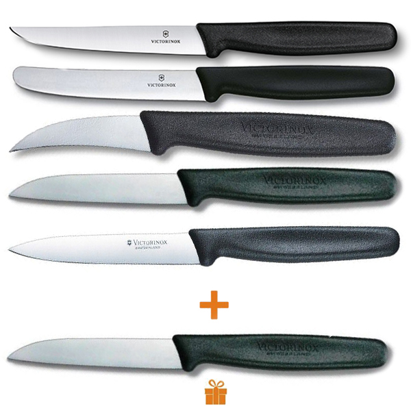 

Комплект ножей Victorinox 5 шт + 1 в подарок