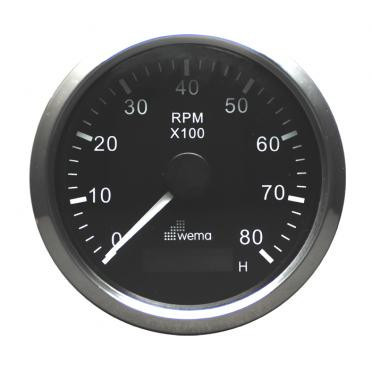 

Лодочный Тахометр Wema K-Y07010 черный
