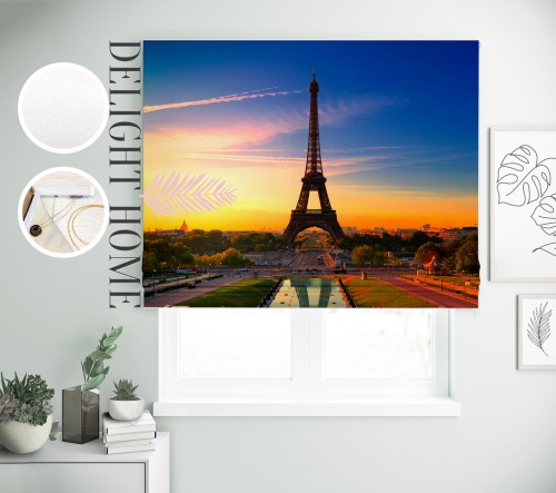 

Римская штора с фотопечатью 00-367 система Light I&H Джуси велюр 260*170 см