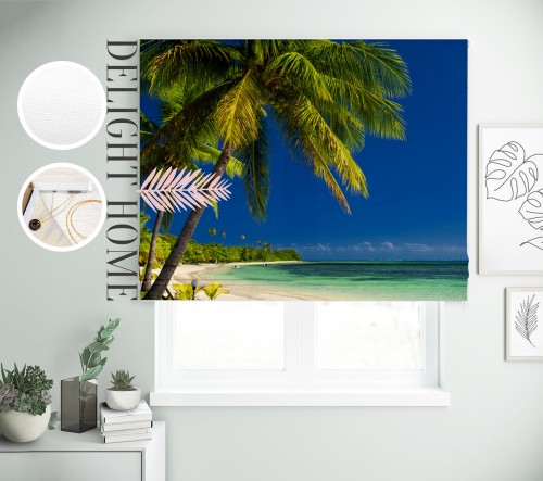 

Римская штора с фотопечатью 00-295 система Light I&H Джуси велюр 160*170 см