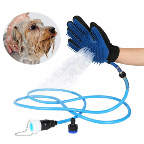 

Перчатка для мойки животных Pet Washer с шлангом 2.5 метра