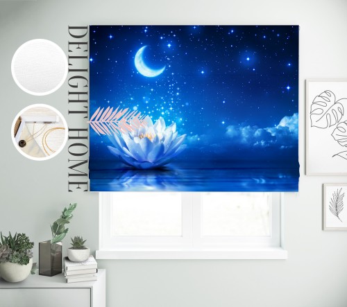 

Римская штора с фотопечатью 08-122 система Light I&H Джуси велюр 220*170 см
