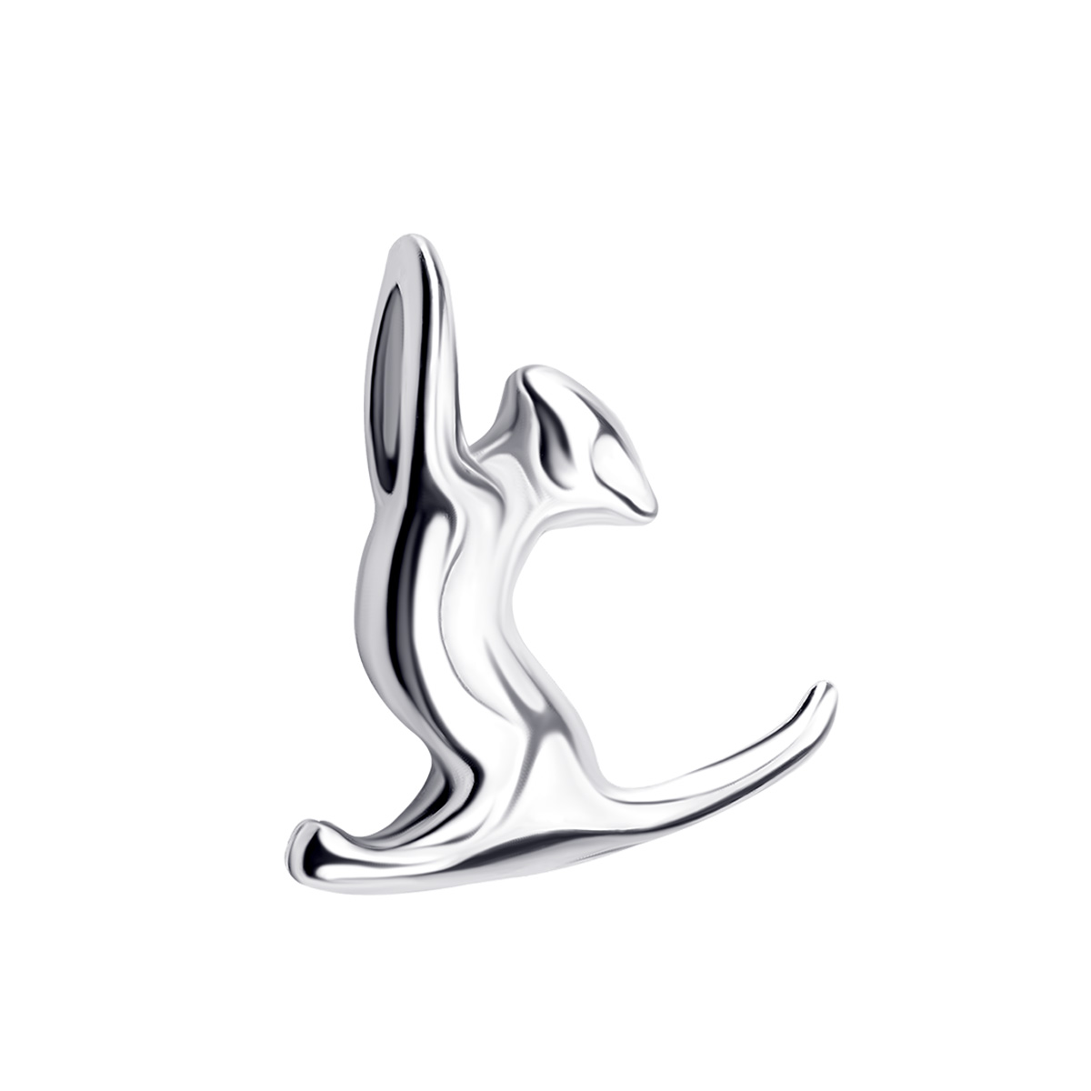 

Серебряная подвеска Кошечка 698П.Rh