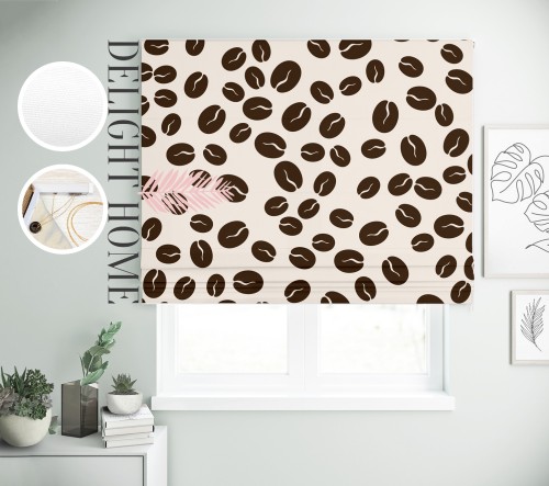 

Римская штора с фотопечатью 15-051 система Light I&H Джуси велюр 210*170 см